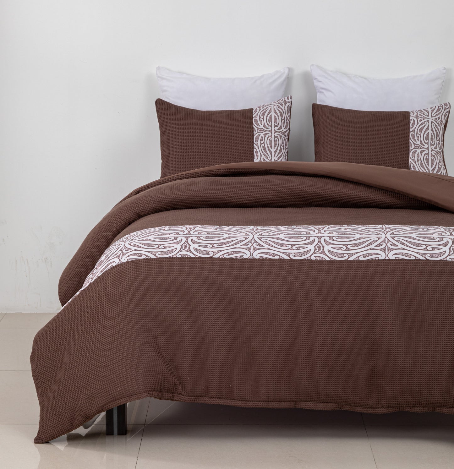 Deep brown toi waffle