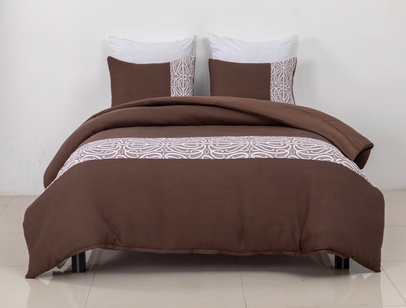 Deep brown toi waffle