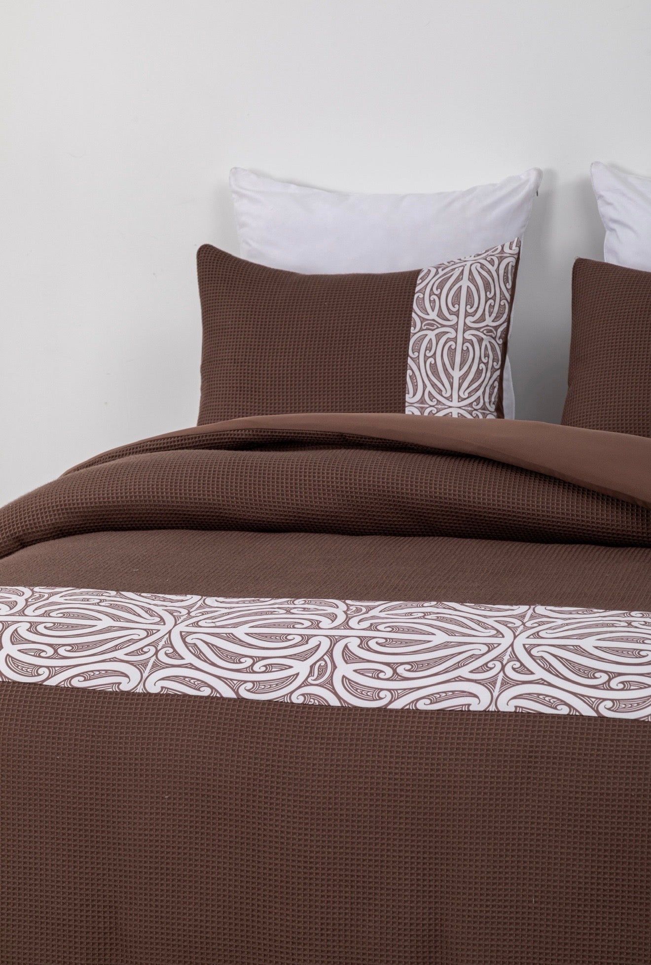 Deep brown toi waffle